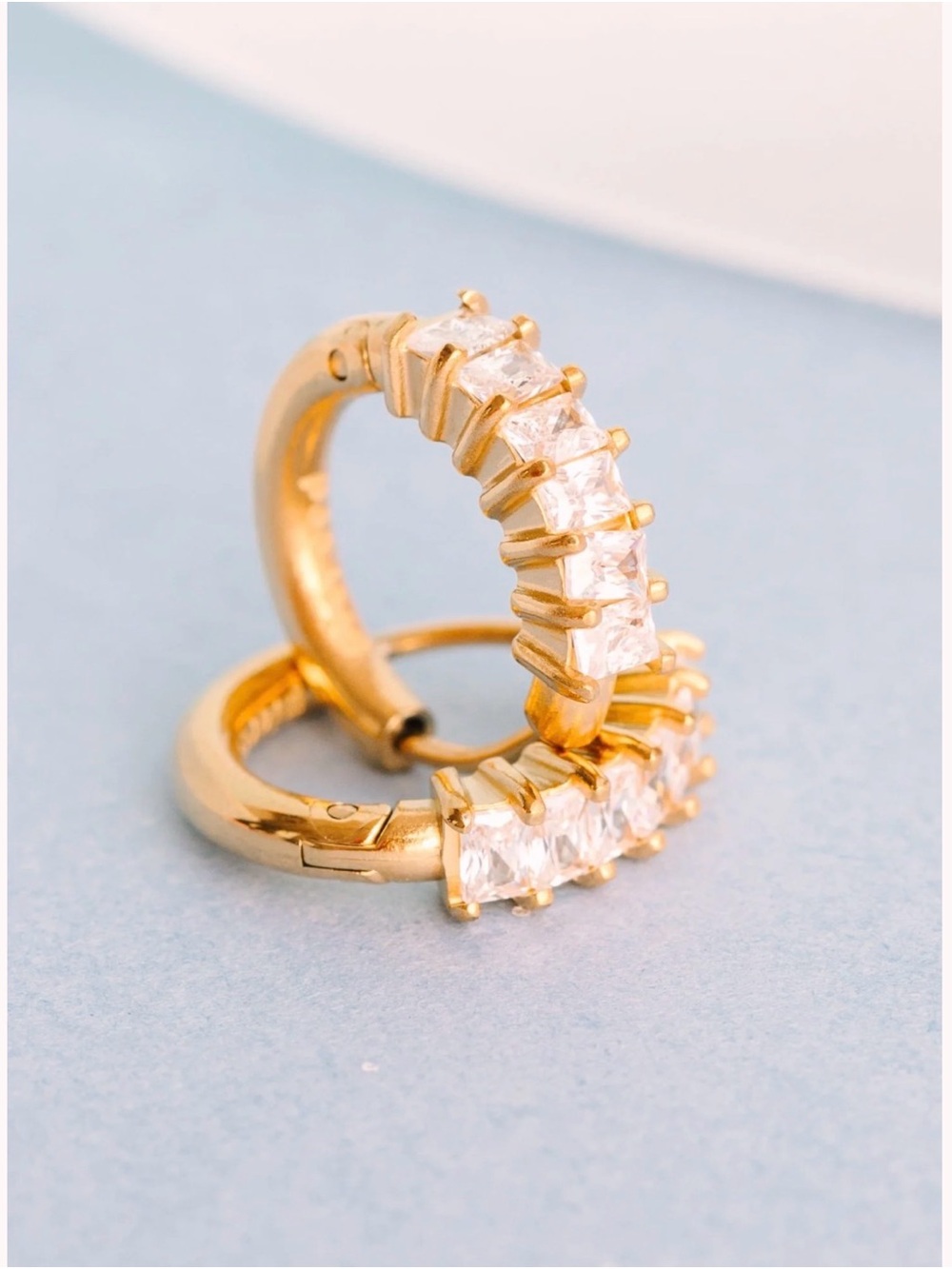 Pierced Co Diamond Ring Huggies